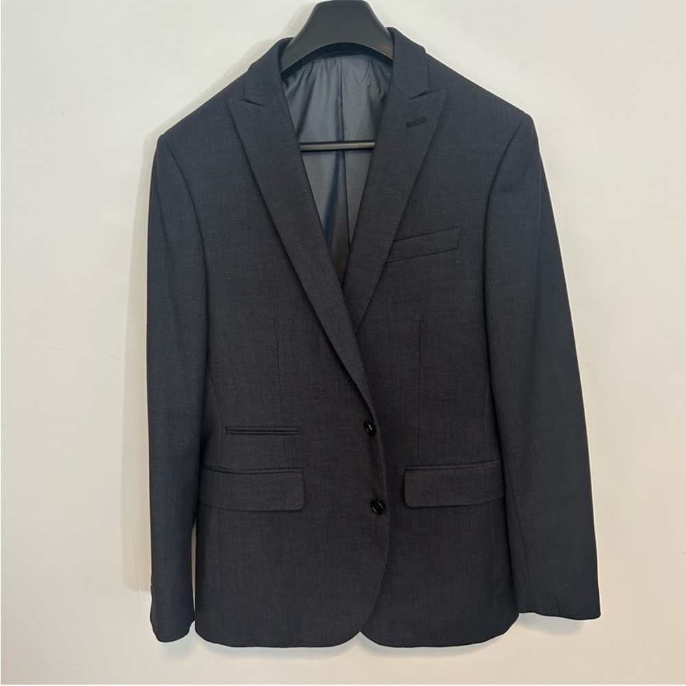 jf j.ferrar Dark Gray Men's Blazer